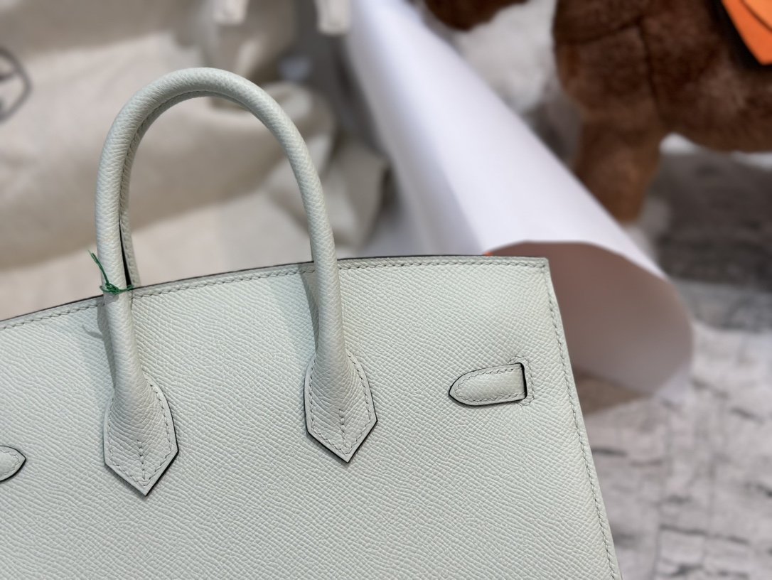 에르메스 버킨백25 민트그린 은장 앱송